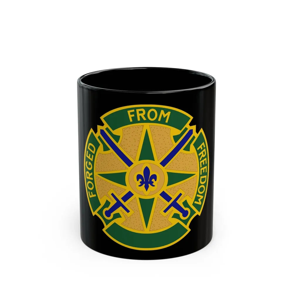 185 Military Police Battalion (U.S. Army) Black Coffee Mug-11oz-Go Mug Yourself