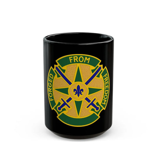 185 Military Police Battalion (U.S. Army) Black Coffee Mug-15oz-Go Mug Yourself