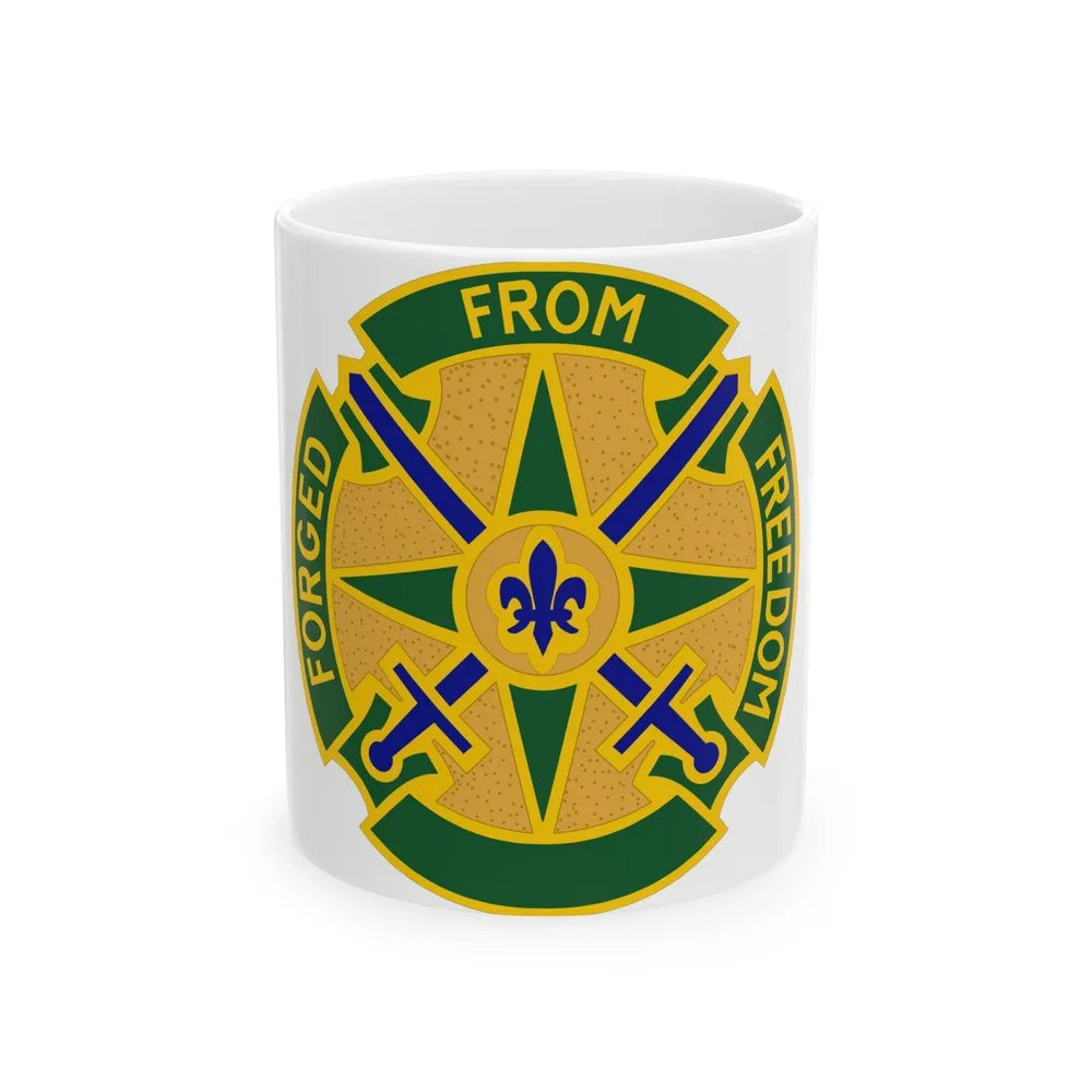 185 Military Police Battalion (U.S. Army) White Coffee Mug-11oz-Go Mug Yourself