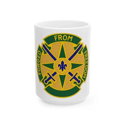 185 Military Police Battalion (U.S. Army) White Coffee Mug 15oz - Go Mug Yourself