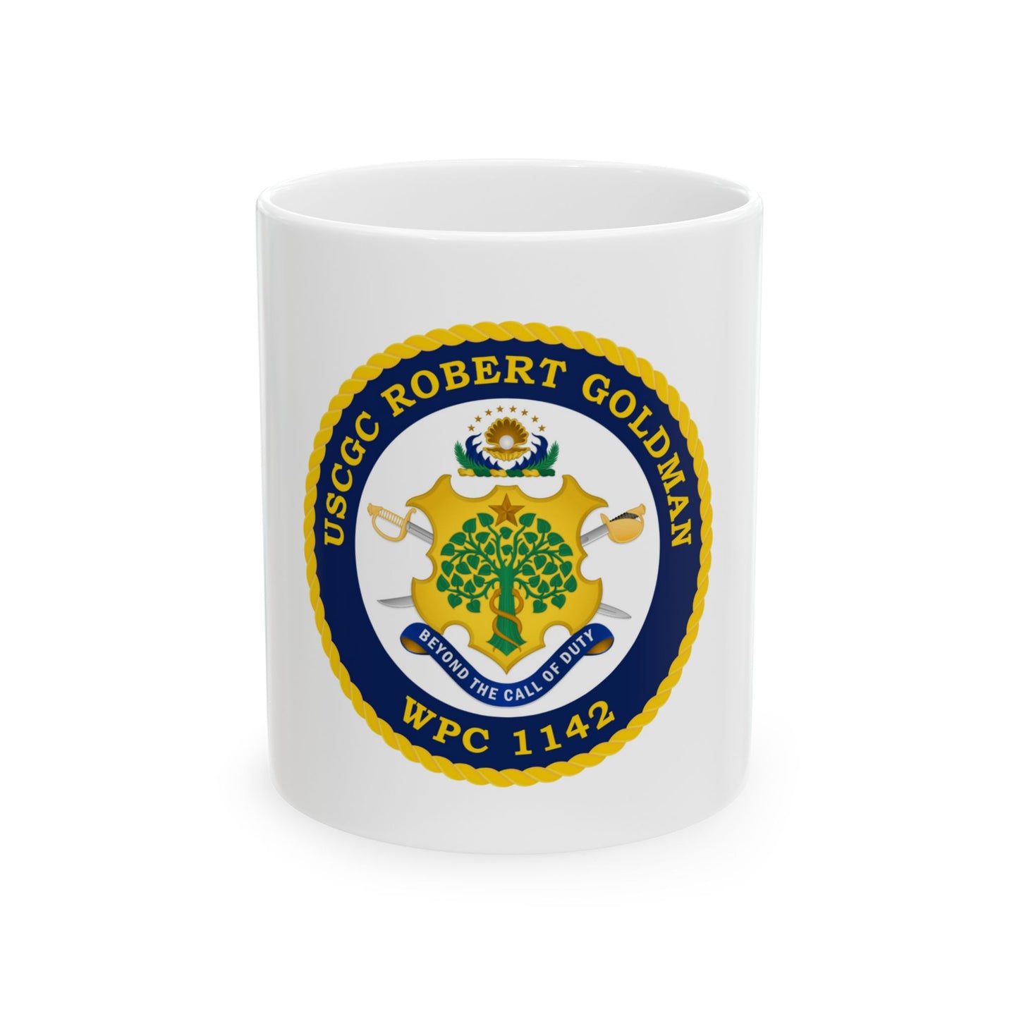 USCGC Robert Goldman WPC 1142 (U.S. Coast Guard) White Coffee Mug