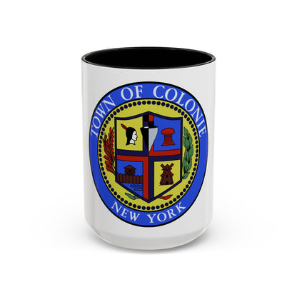Seal of town of Colonie - Accent Coffee Mug