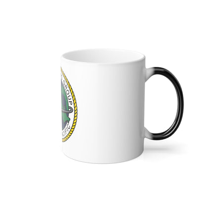 AFLOAT Training Group MID PACIFIC (U.S. Navy) Color Changing Mug 11oz