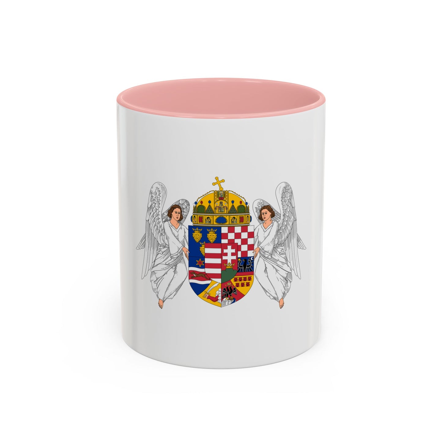 Coat of arms of the Lands of the Holy Hungarian Crown (1915-1918, 1919-1946) - Accent Coffee Mug