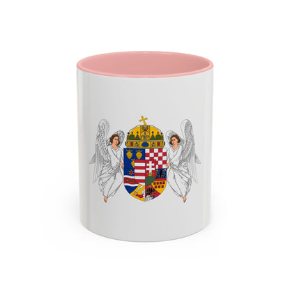 Coat of arms of the Lands of the Holy Hungarian Crown (1915-1918, 1919-1946) - Accent Coffee Mug