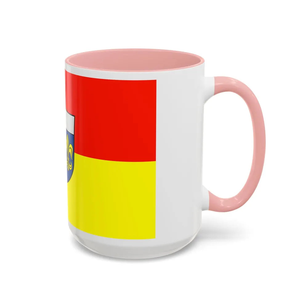 Flag of Augsburg Germany - Accent Coffee Mug-Go Mug Yourself