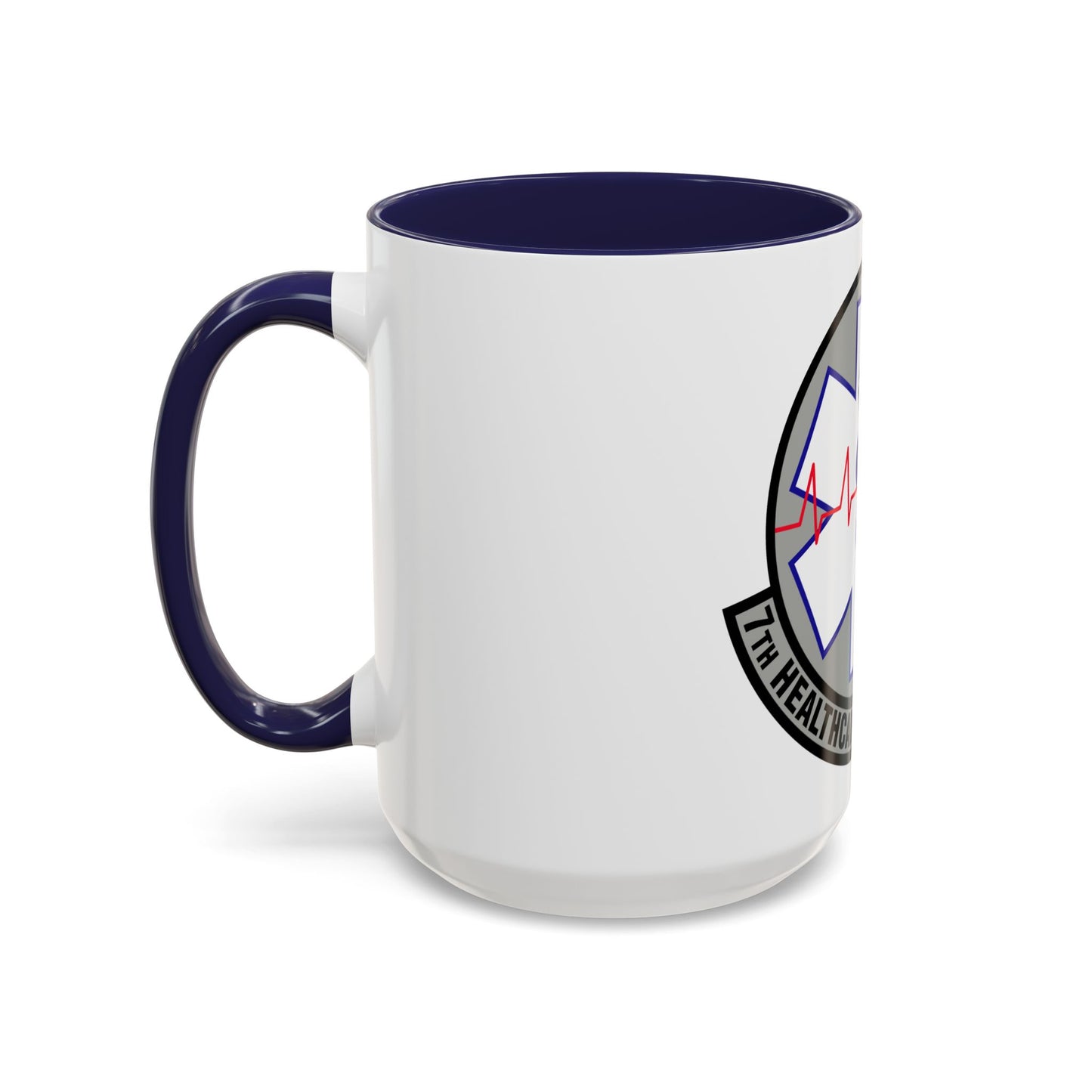 7 Healthcare Operations Squadron AFGSC (U.S. Air Force) Accent Coffee Mug