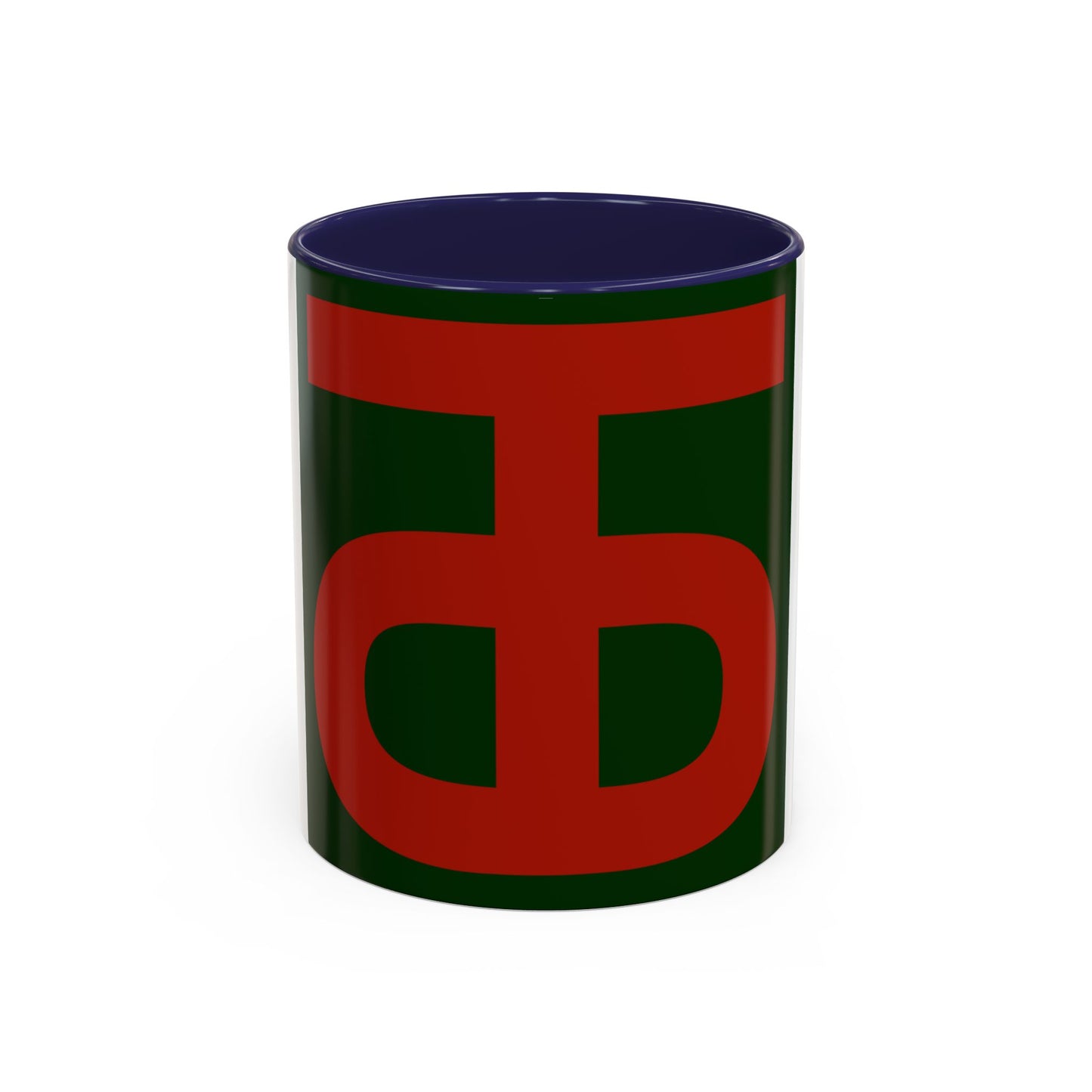 Tasse à café avec patch de la 90e division d'infanterie (armée américaine)