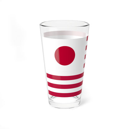 American-Japanese flag (Japan) Pint Glass 16oz