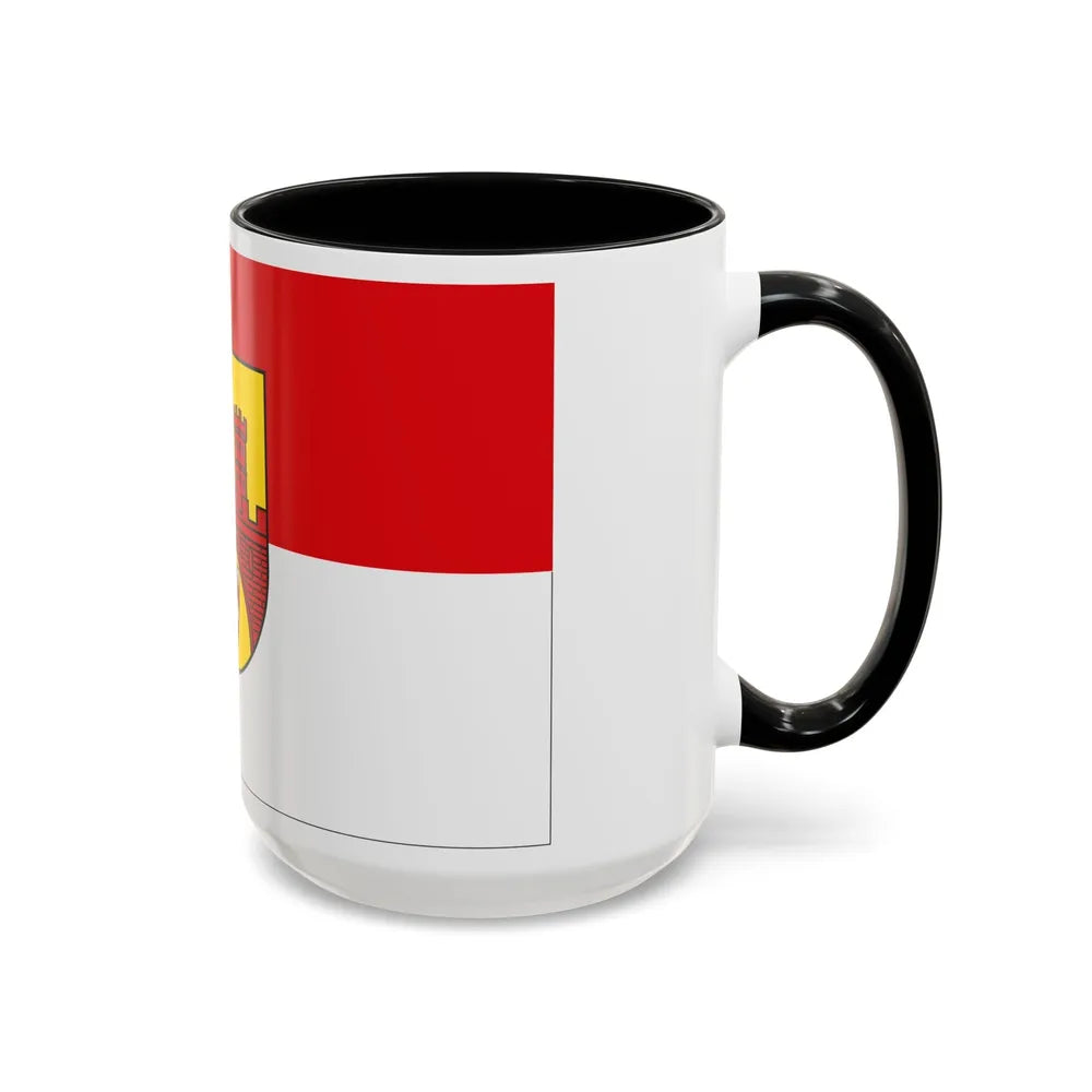 Flag of Bielefeld Germany - Accent Coffee Mug-Go Mug Yourself