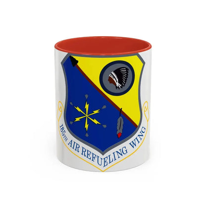 185th Air Refueling Wing (U.S. Air Force) Accent Coffee Mug 11oz Red - Go Mug Yourself