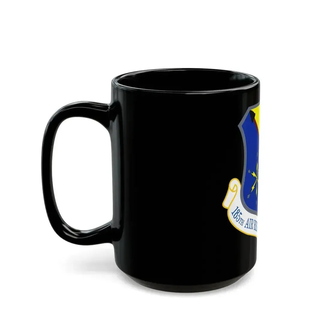 185th Air Refueling Wing (U.S. Air Force) Black Coffee Mug - Go Mug Yourself