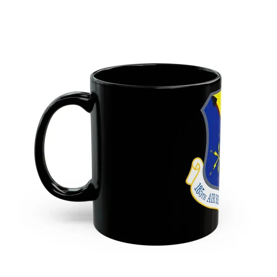 185th Air Refueling Wing (U.S. Air Force) Black Coffee Mug - Go Mug Yourself