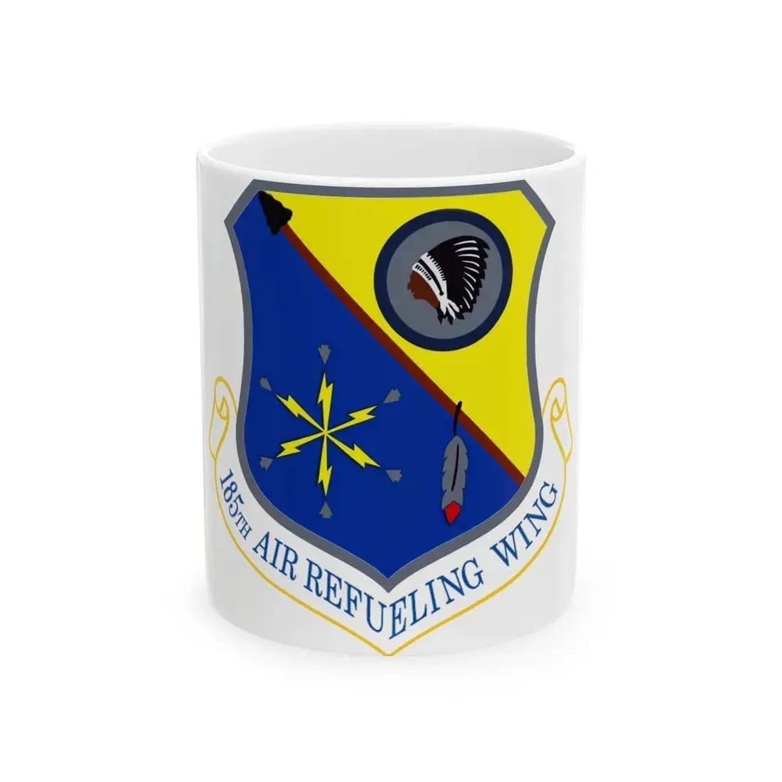 185th Air Refueling Wing (U.S. Air Force) White Coffee Mug - Go Mug Yourself
