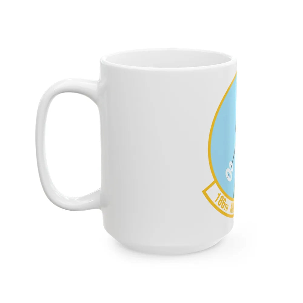 186 Air Refueling Squadron (U.S. Air Force) White Coffee Mug-Go Mug Yourself