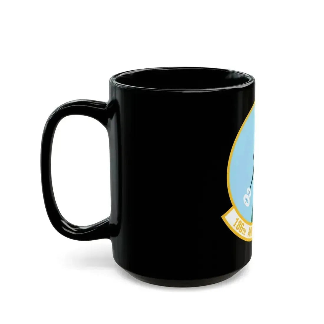 186 Air Refueling Squadron (U.S. Air Force) Black Coffee Mug - Go Mug Yourself
