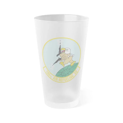 186 Air Refueling Squadron (U.S. Air Force) Frosted Pint Glass 16oz Default Title - Go Mug Yourself