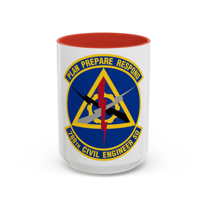 788 Civil Engineer Squadron AFMC (U.S. Air Force) Accent Coffee Mug