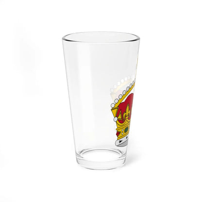 1860s pattern Tudor Crown 3D (United Kingdom) (Coat of Arms) Pint Glass 16oz - Go Mug Yourself