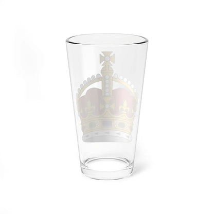 1860s pattern Tudor Crown 3D (United Kingdom) (Coat of Arms) Pint Glass 16oz - Go Mug Yourself