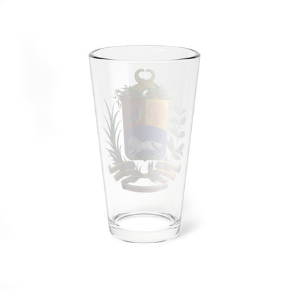Coat of arms of Venezuela 1905-1911 (United States) (Coat of Arms) Pint Glass 16oz