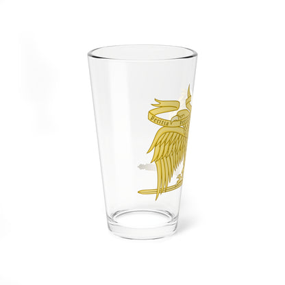 Emblem of the Spanish Army Specialists Corps (Spain) (Coat of Arms) Pint Glass 16oz