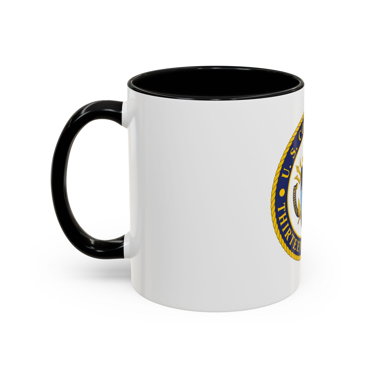 USCG Thirteenth District (U.S. Coast Guard) Accent Coffee Mug