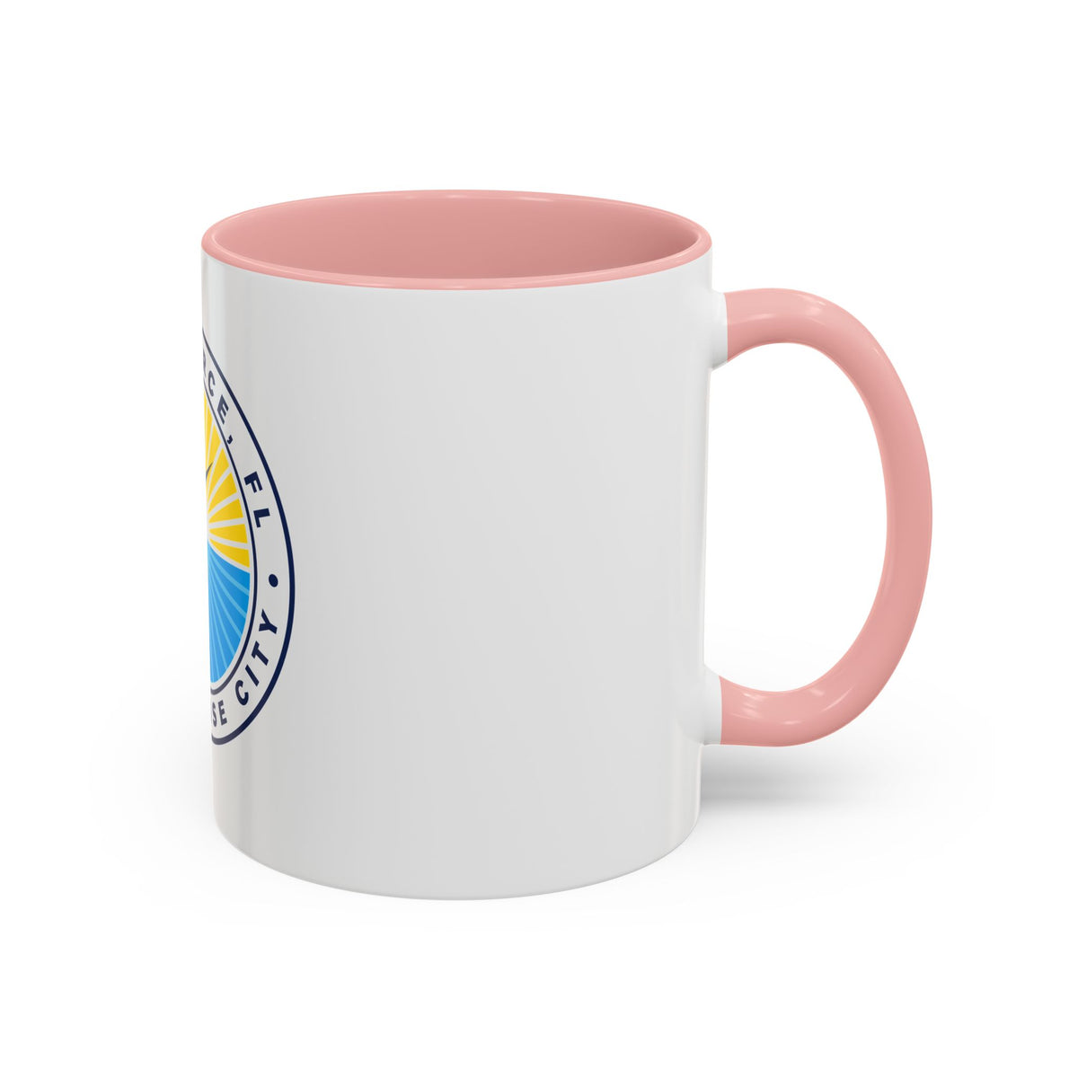 Seal of Fort Pierce Florida - Accent Coffee Mug