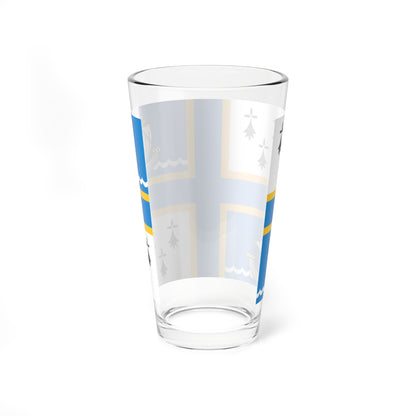Pays de Redon traditional district flag (France) Pint Glass 16oz