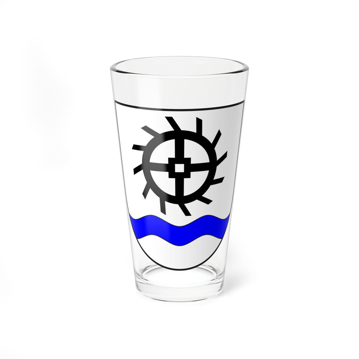 Mulegns wappen (Switzerland) (Coat of Arms) Pint Glass 16oz