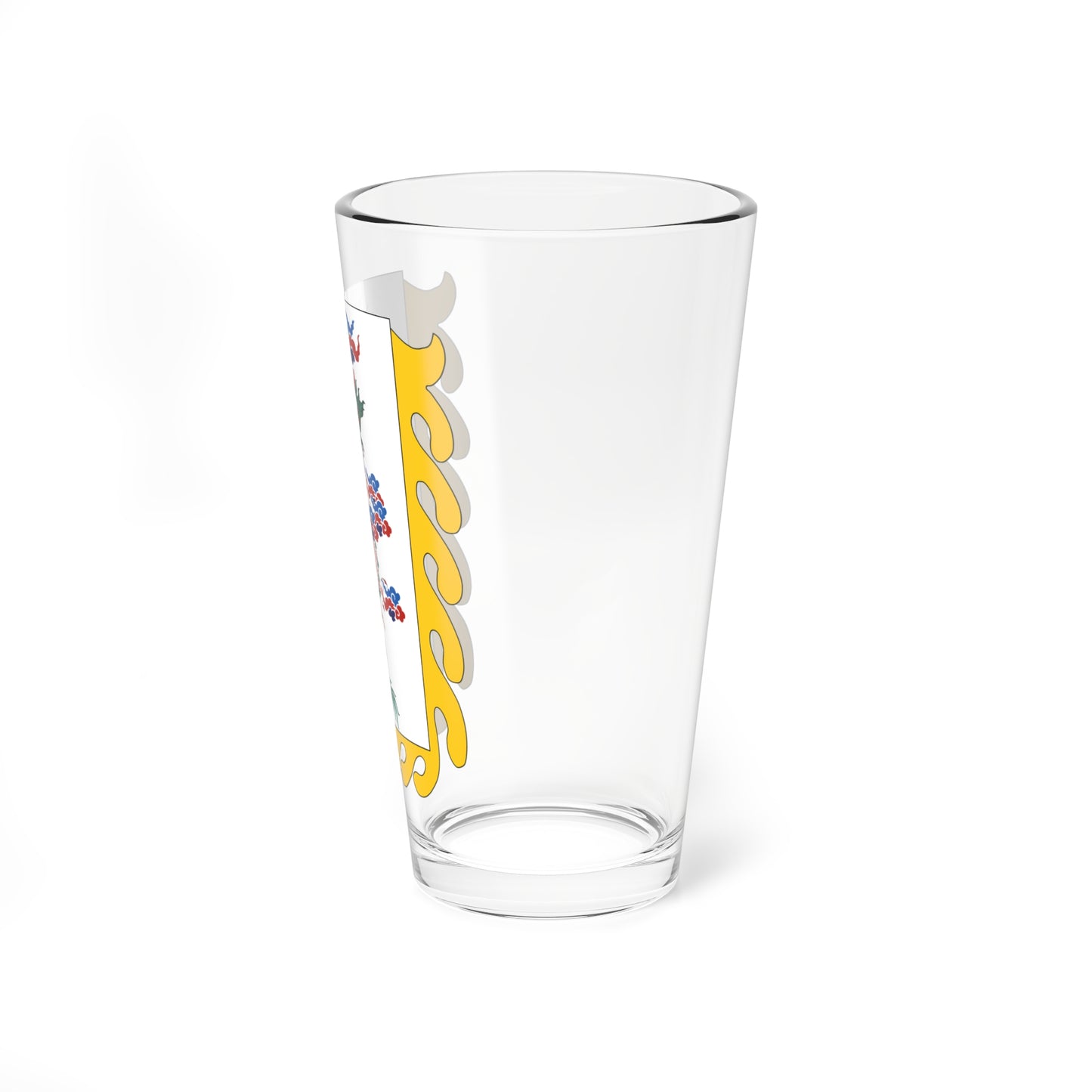 Dragon flag used by Du Wenxiu (China) Pint Glass 16oz