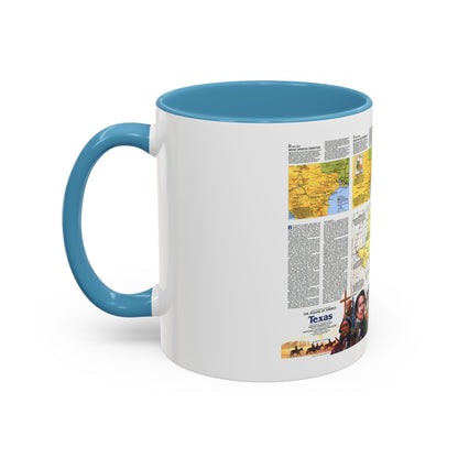 USA - Texas 2 (1986) (Map) Accent Coffee Mug