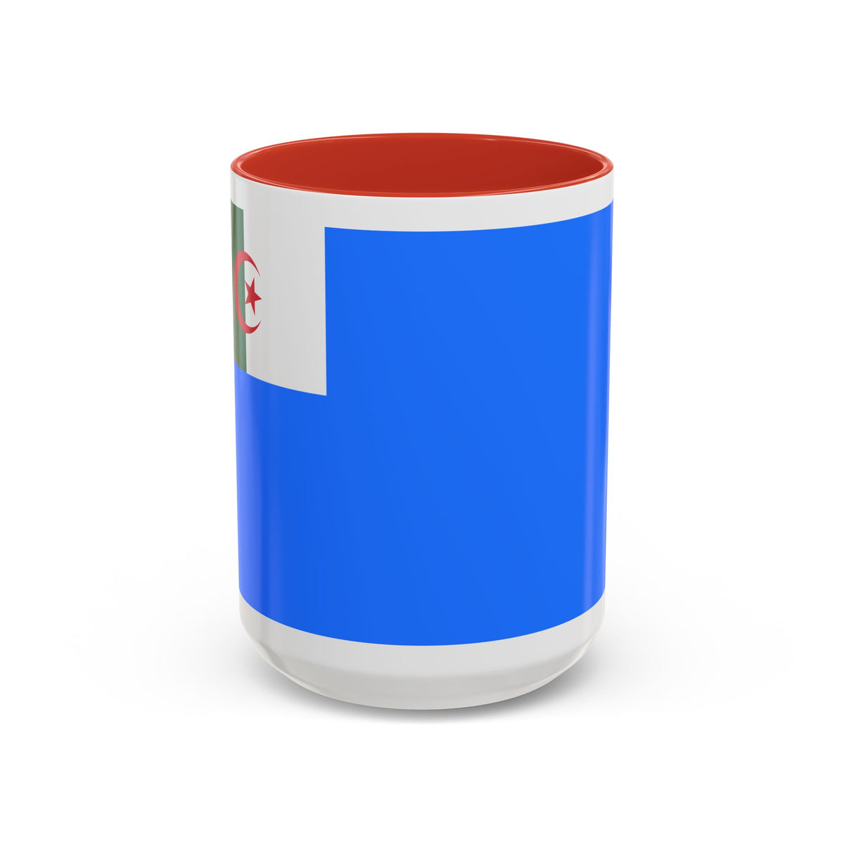 Naval Jack of Algeria - Accent Coffee Mug