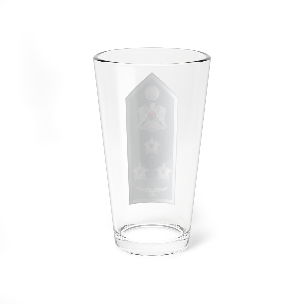 12.Libyan Air Force BG (Libya) (Military Rank) Pint Glass 16oz