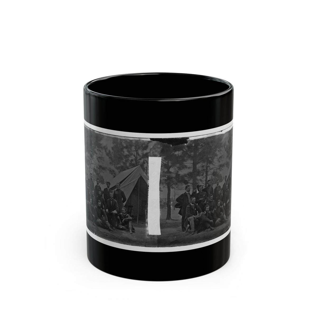 Harrison's Landing, Va. Members Of The Class Of 1860, U.S. Military Academy (U.S. Civil War) Black Coffee Mug