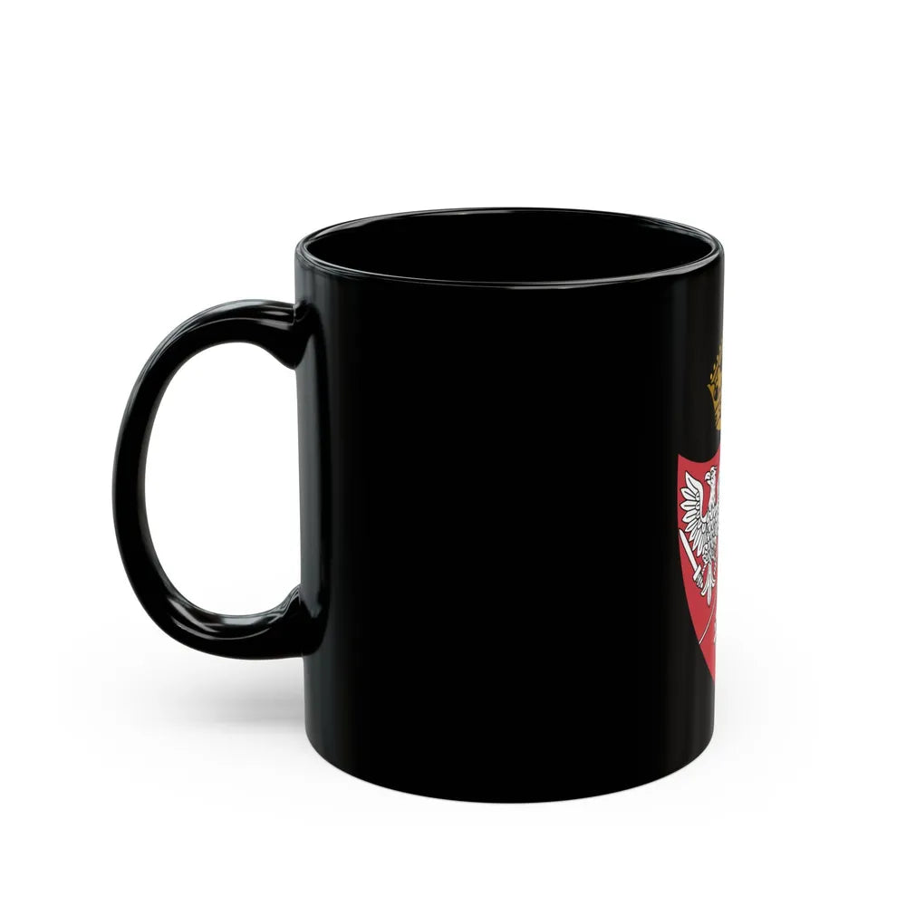 Coat of arms of the January Uprising - Black Coffee Mug-Go Mug Yourself