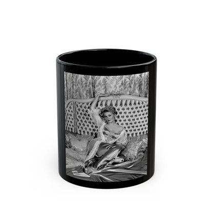 Kim Novak #196 (Vintage Female Icon) Black Coffee Mug-11oz-Go Mug Yourself