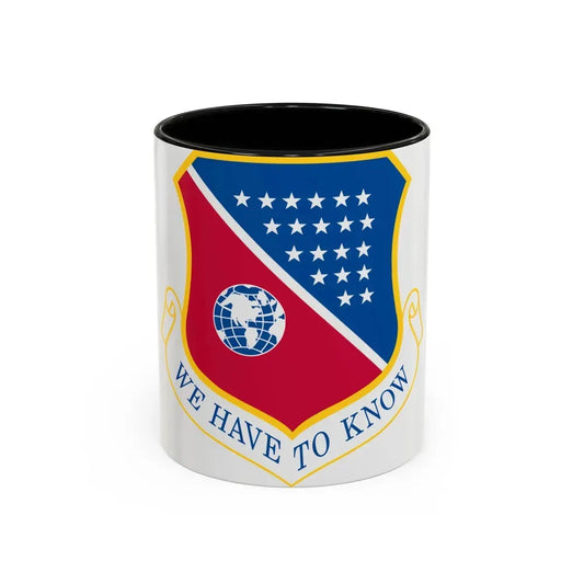186th Air Refueling Wing (U.S. Air Force) Accent Coffee Mug 11oz Black - Go Mug Yourself