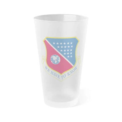 186th Air Refueling Wing (U.S. Air Force) Frosted Pint Glass 16oz Default Title - Go Mug Yourself