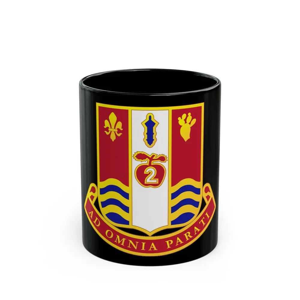 186th Artillery Regiment (U.S. Army) Black Coffee Mug-11oz-Go Mug Yourself