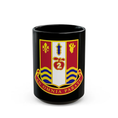 186th Artillery Regiment (U.S. Army) Black Coffee Mug-15oz-Go Mug Yourself