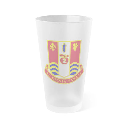 186th Artillery Regiment (U.S. Army) Frosted Pint Glass 16oz-Go Mug Yourself