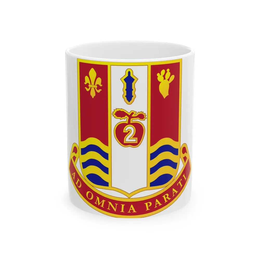 186th Artillery Regiment (U.S. Army) White Coffee Mug-11oz-Go Mug Yourself