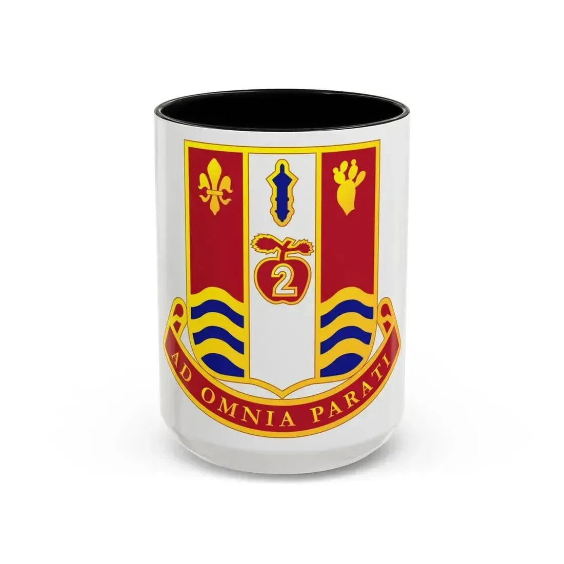 186th Artillery Regiment (U.S. Army) Accent Coffee Mug 15oz Black - Go Mug Yourself