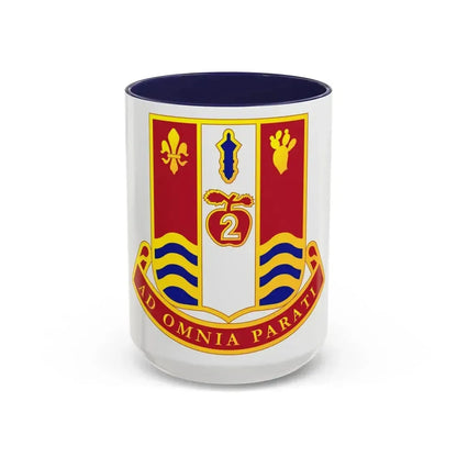 186th Artillery Regiment (U.S. Army) Accent Coffee Mug 15oz Navy - Go Mug Yourself