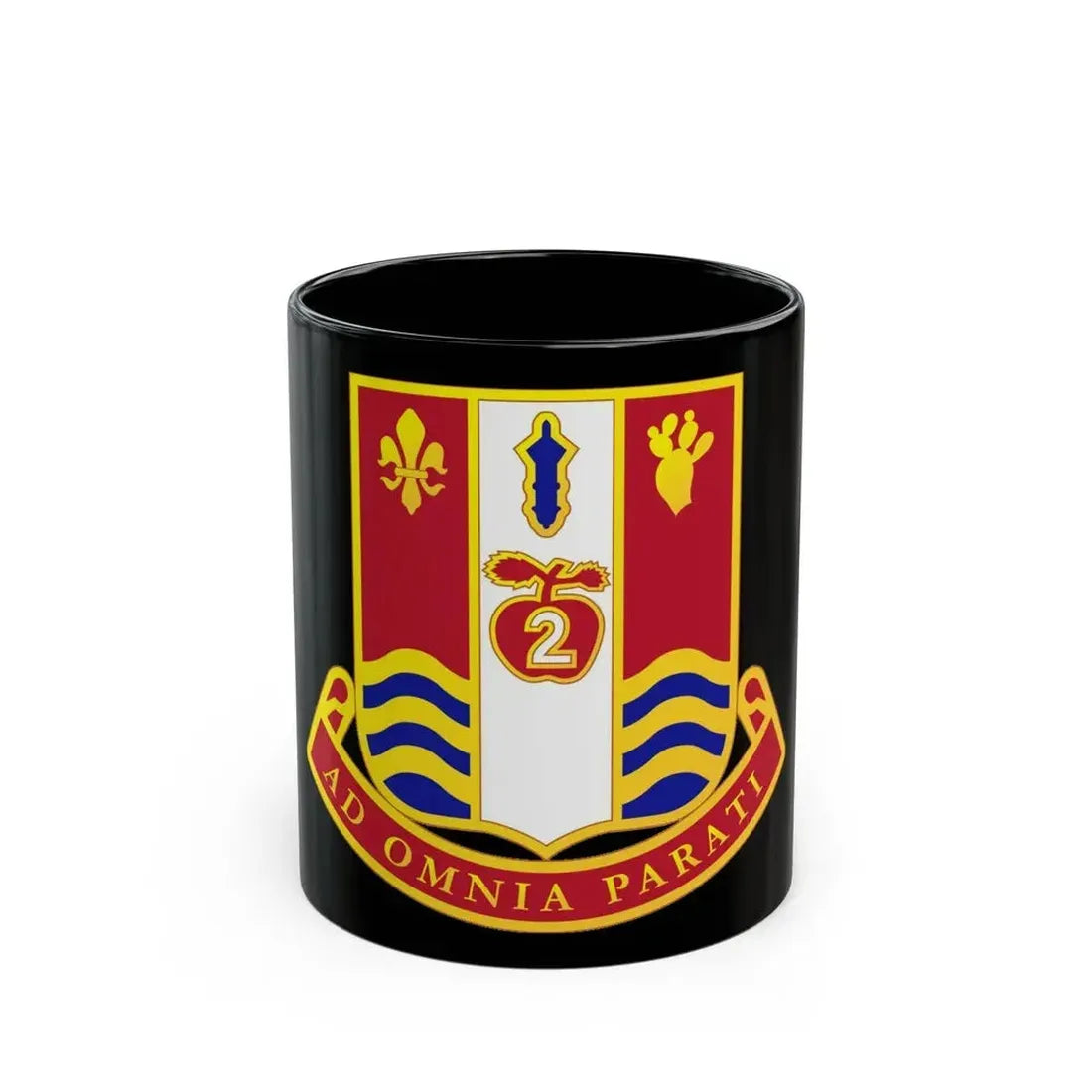 186th Artillery Regiment (U.S. Army) Black Coffee Mug 11oz - Go Mug Yourself