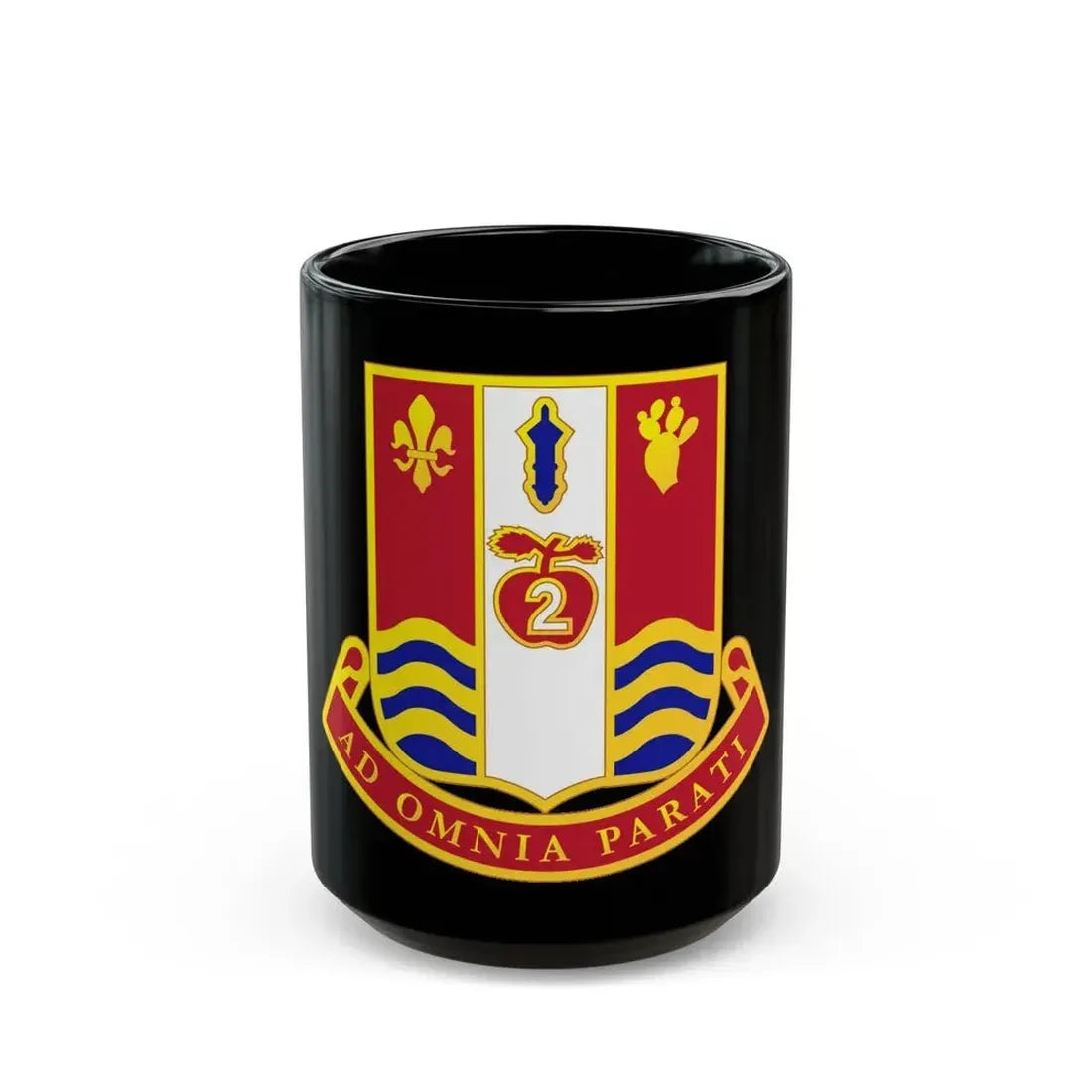 186th Artillery Regiment (U.S. Army) Black Coffee Mug 15oz - Go Mug Yourself
