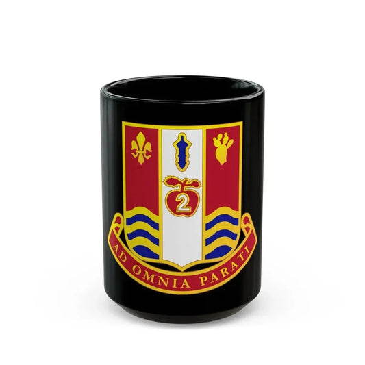 186th Artillery Regiment (U.S. Army) Black Coffee Mug 15oz - Go Mug Yourself