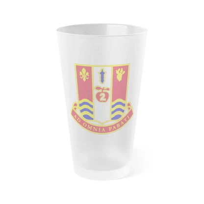 186th Artillery Regiment (U.S. Army) Frosted Pint Glass 16oz Default Title - Go Mug Yourself