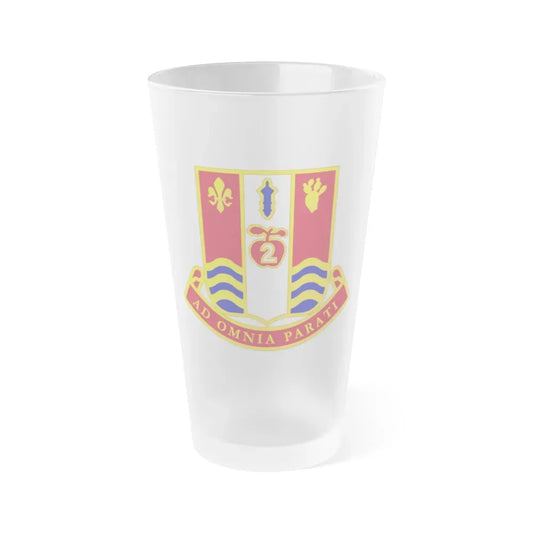 186th Artillery Regiment (U.S. Army) Frosted Pint Glass 16oz Default Title - Go Mug Yourself
